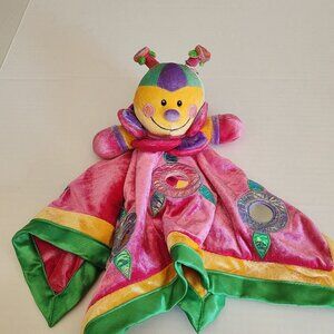 Gund Blush sensory plush lovey security blanket 58308 mirror rattle